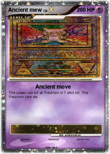 Pokemon Ancient mew