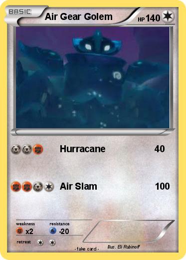 Pokemon Air Gear Golem