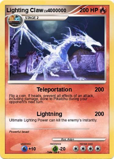 Pokemon Lighting Claw