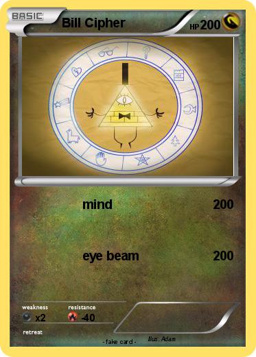Pokemon Bill Cipher