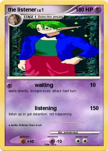 Pokemon the listener