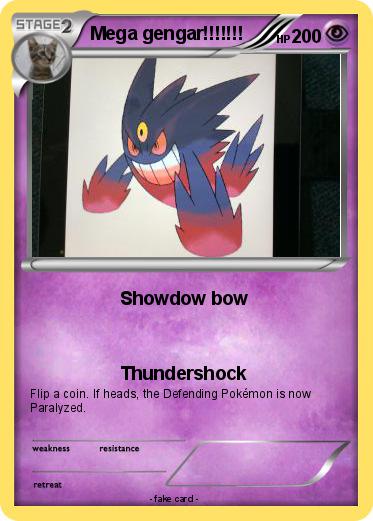 Pokemon Mega gengar!!!!!!!