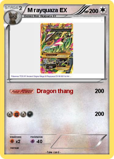 Pokemon M rayquaza EX