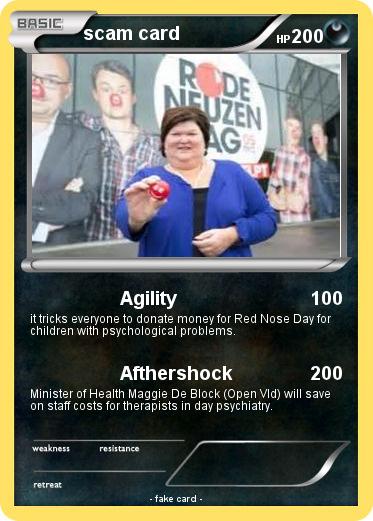 Pokemon scam card