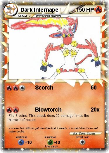 Pokemon Dark Infernape