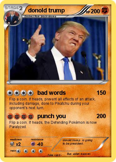 Pokemon donold trump