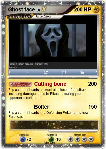 Pokemon Ghost face