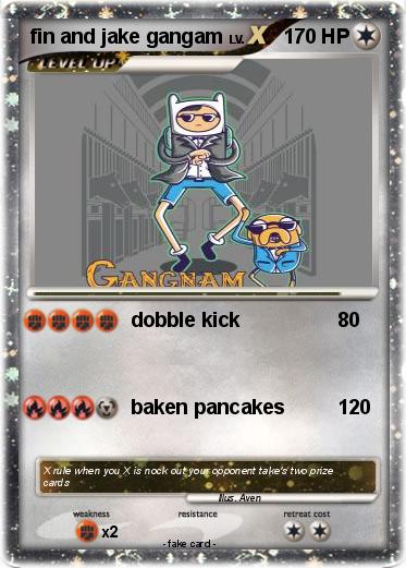Pokemon fin and jake gangam