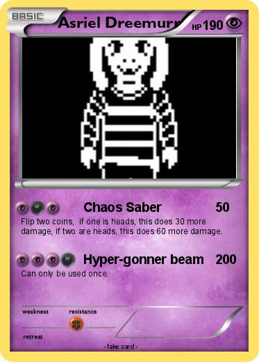 Pokemon Asriel Dreemurr