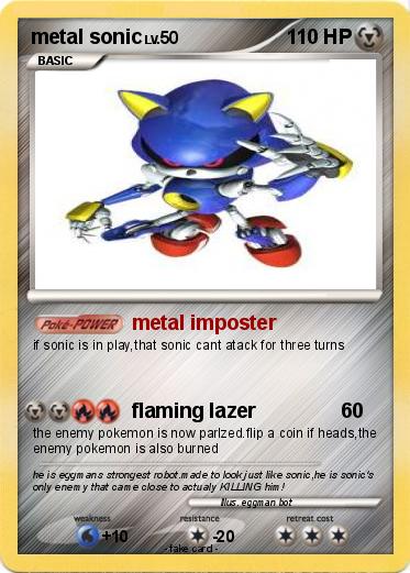 Pokemon metal sonic