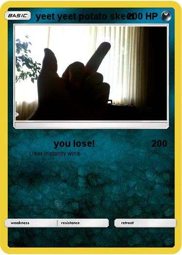 Pokemon yeet yeet potato skeet