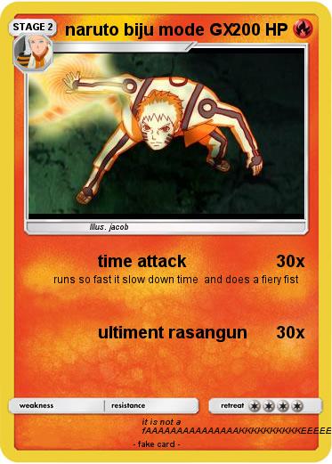 Pokemon naruto biju mode GX