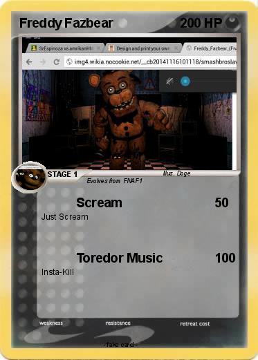 Pokemon Freddy Fazbear