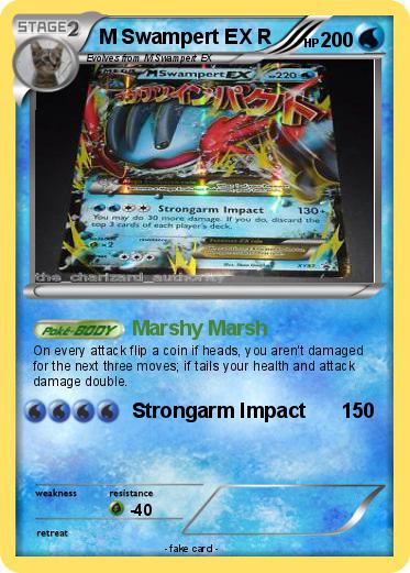 Pokemon M Swampert EX R