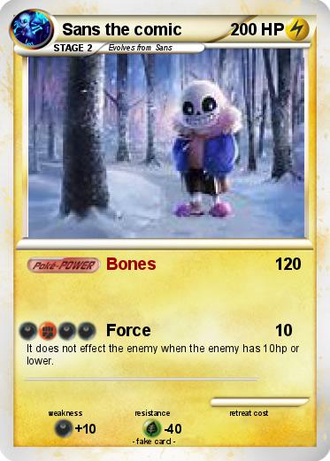 Pokemon Sans the comic