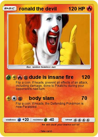 Pokemon ronald the devil