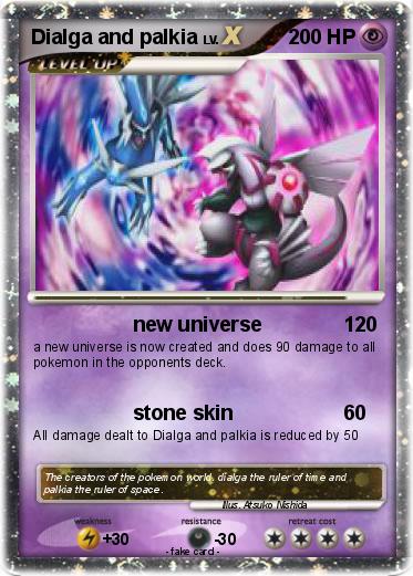 Pokemon Dialga and palkia