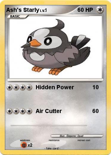 Pokemon Ash's Starly