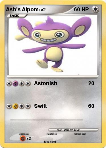 Pokemon Ash's Aipom