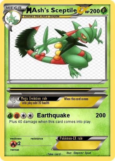 Pokemon Ash's Sceptile