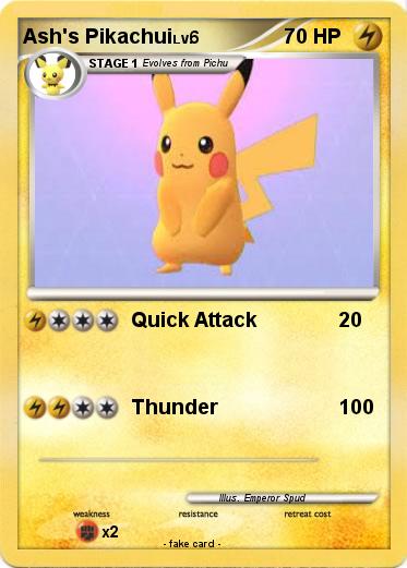 Pokemon Ash's Pikachui