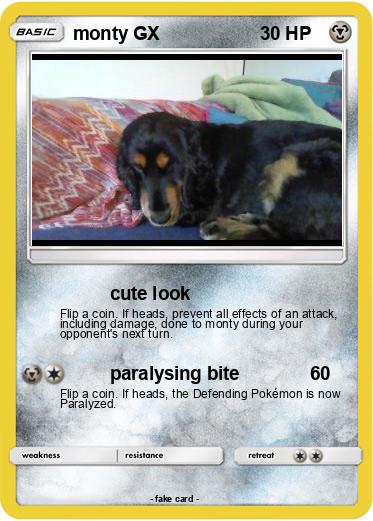 Pokemon monty GX