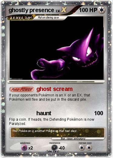 Pokemon ghostly presence