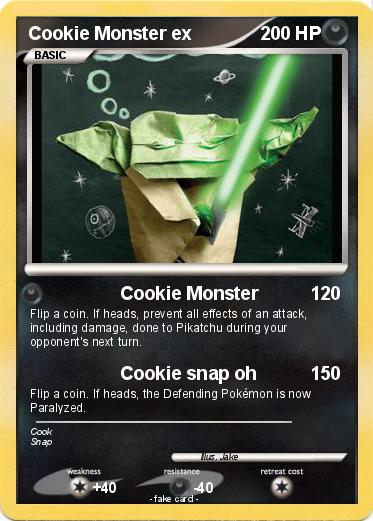 Pokemon Cookie Monster ex