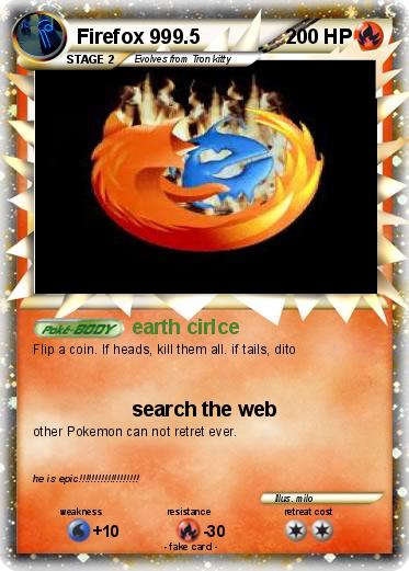 Pokemon Firefox 999.5