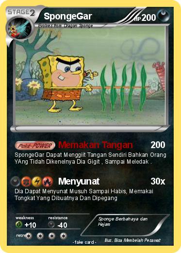 Pokemon SpongeGar