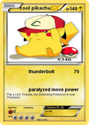 Pokemon cool pikachu