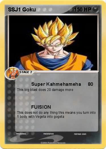 Pokemon SSJ1 Goku