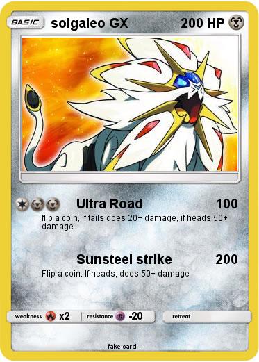 Pokemon solgaleo GX