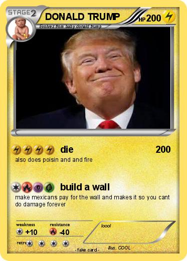 Pokemon DONALD TRUMP