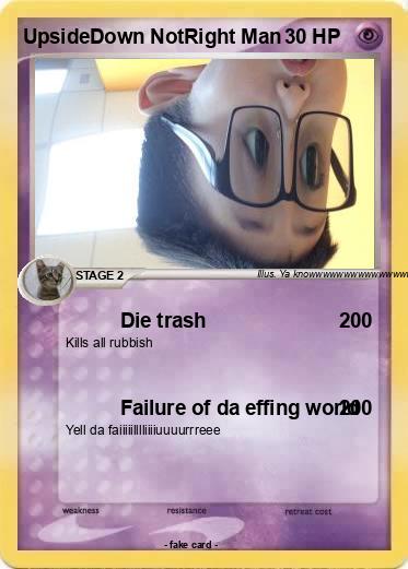 Pokemon UpsideDown NotRight Man