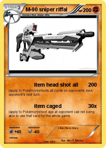 Pokemon M-90 sniper riffal