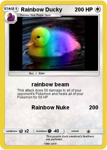 Pokemon Rainbow Ducky