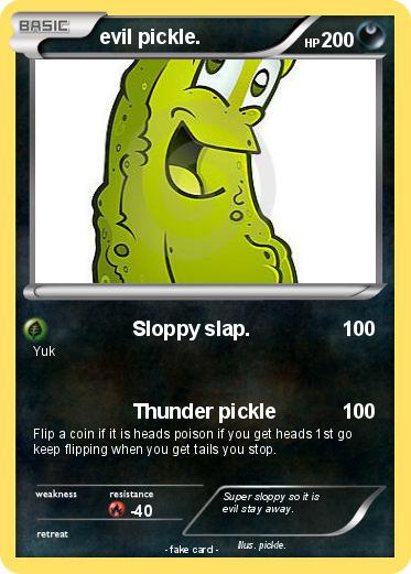 Pokemon evil pickle.