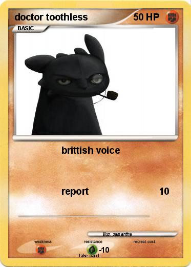 Pokemon doctor toothless