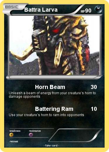 Pokemon Battra Larva
