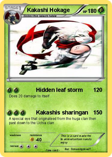 Pokemon Kakashi Hokage