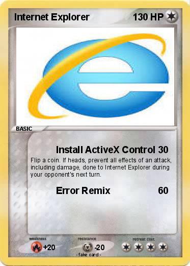 Pokemon Internet Explorer