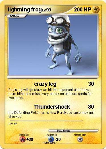 Pokemon lightning frog