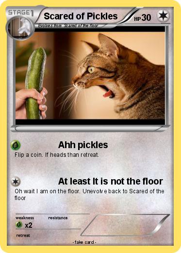 Pokemon Scared of Pickles