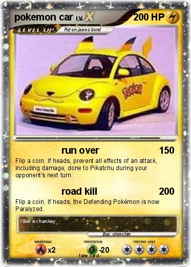 Pokemon pokemon car