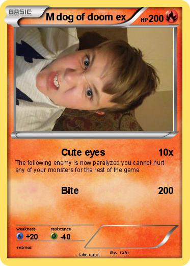 Pokemon M dog of doom ex