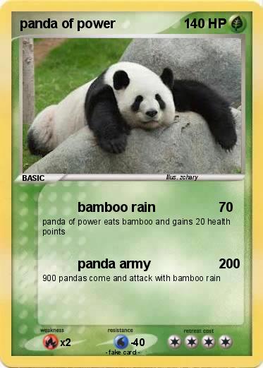 Pokemon panda of power