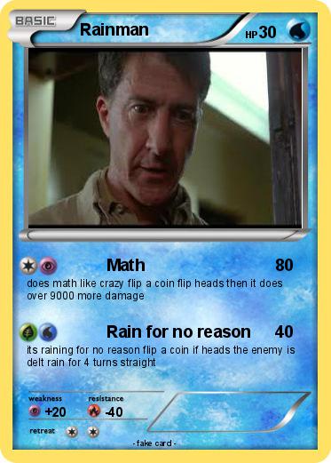 Pokemon Rainman