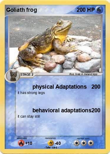Pokemon Goliath frog