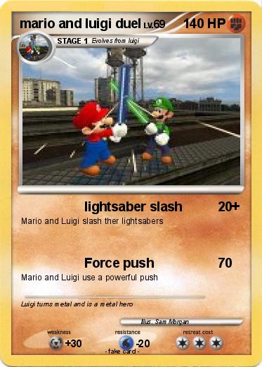 Pokemon mario and luigi duel